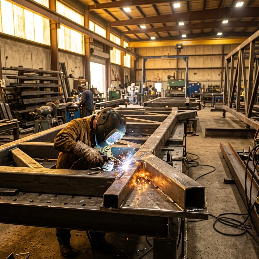 Custom steel furniture manufacturing projects
