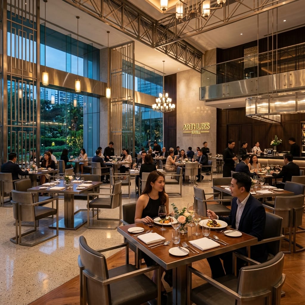 Luxury hotel steel furniture installation