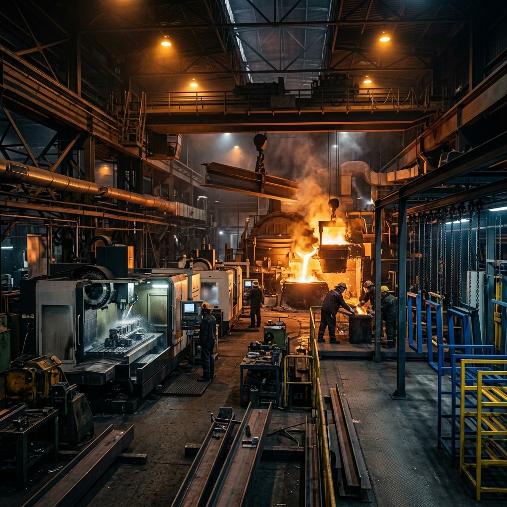 Indian Make Steel Industries manufacturing facility