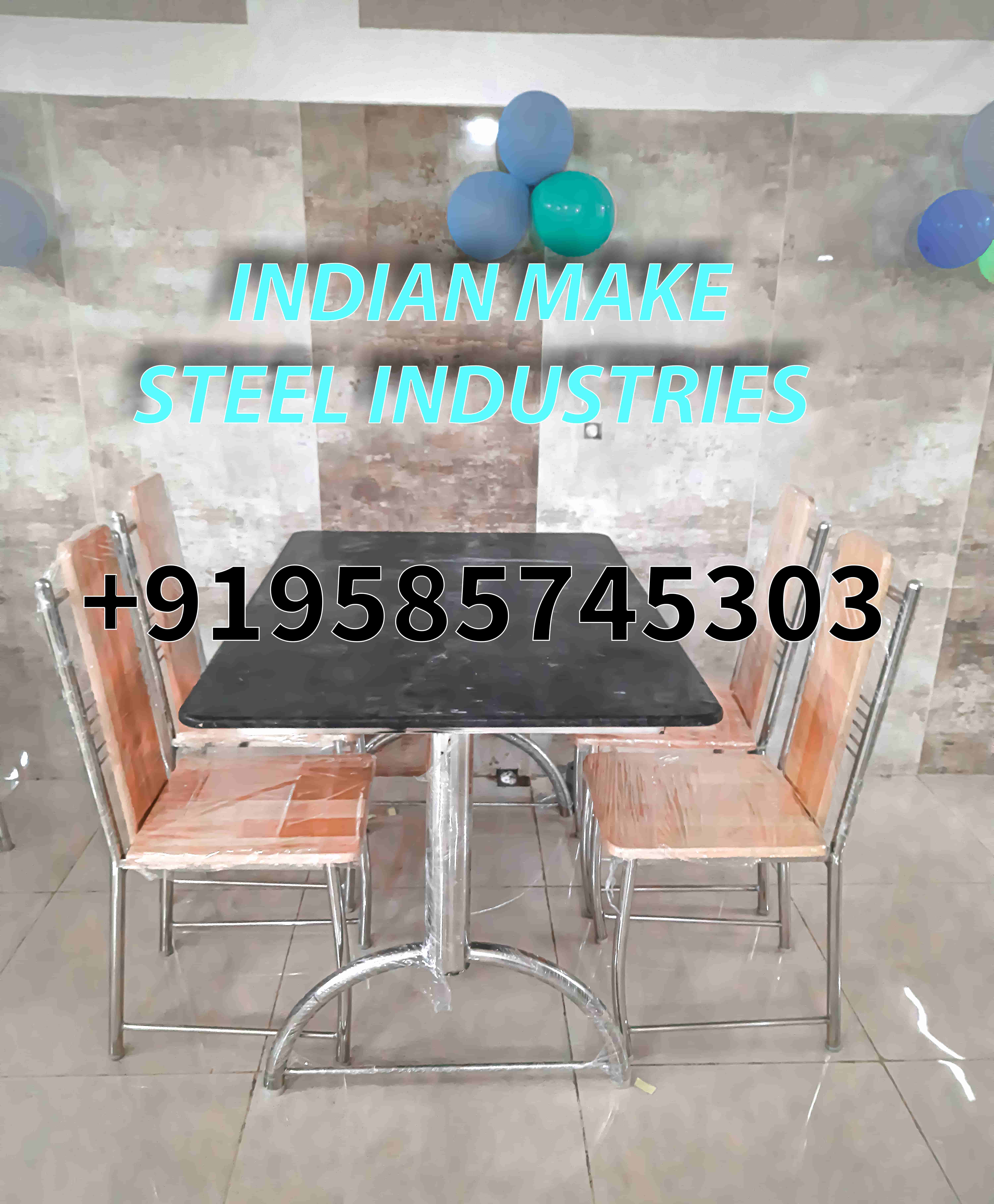 Durable metal outdoor furniture for a cafe in Trichy